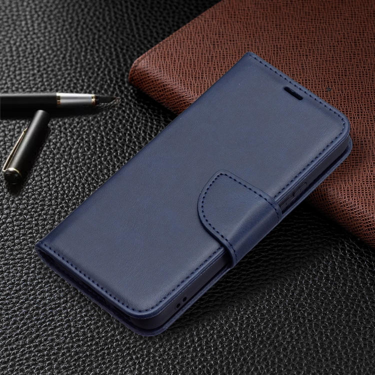For Samsung Galaxy S22 5G Retro Lambskin Texture Pure Color Horizontal Flip Leather Phone Case with Holder & Card Slots & Wallet & Lanyard(Blue) For Samsung Galaxy S22 5G Retro Lambskin Texture Pure Color Horizontal Flip Leather Phone Case with Holder & Card Slots & Wallet & Lanyard(Blue)