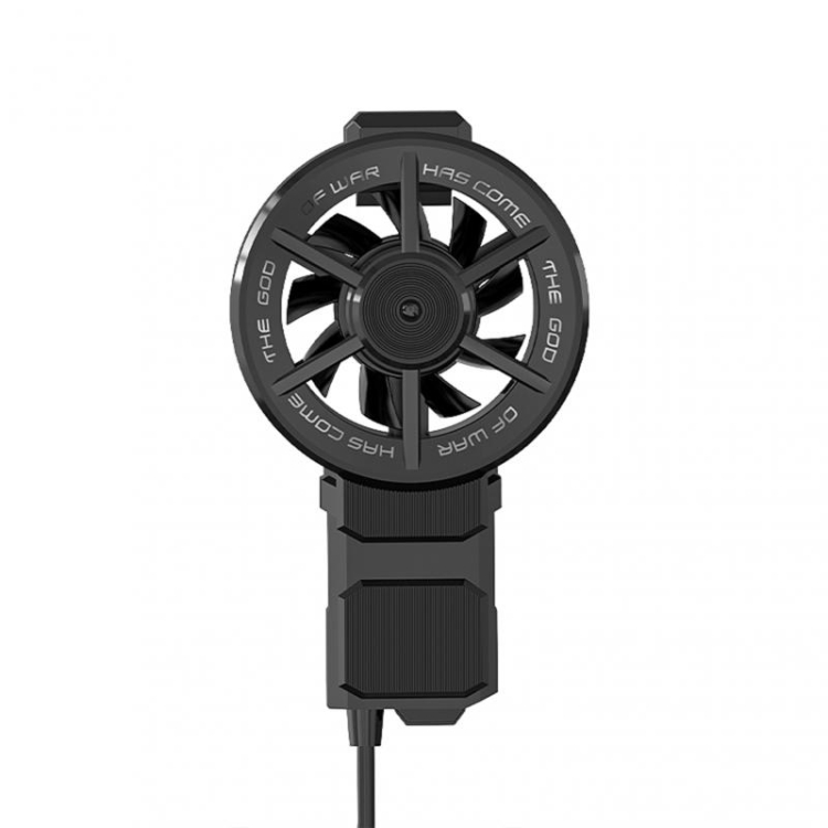 MeMo FL06 USB In-line Fan Mobile Phone Radiator(Black) - 1