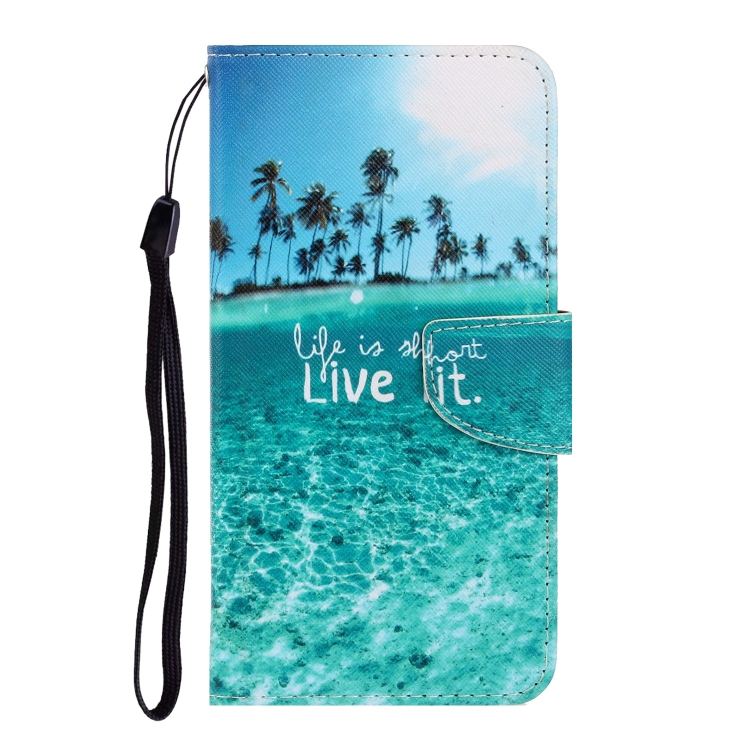 For Samsung Galaxy S22+ 5G 3D Colored Drawing Horizontal Flip Leather Phone Case(Coconut Tree) For Samsung Galaxy S22+ 5G 3D Colored Drawing Horizontal Flip Leather Phone Case(Coconut Tree)