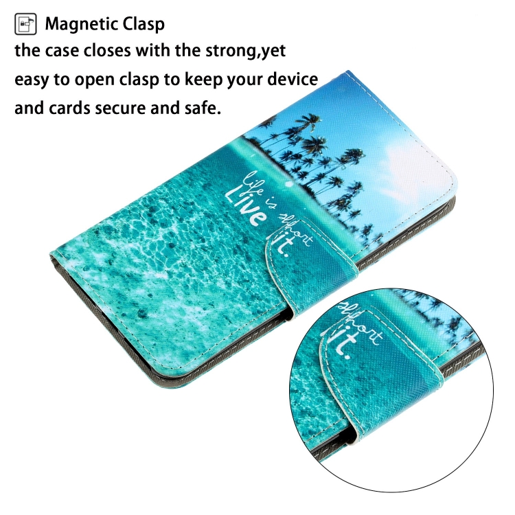 For Samsung Galaxy S22+ 5G 3D Colored Drawing Horizontal Flip Leather Phone Case(Coconut Tree) For Samsung Galaxy S22+ 5G 3D Colored Drawing Horizontal Flip Leather Phone Case(Coconut Tree)