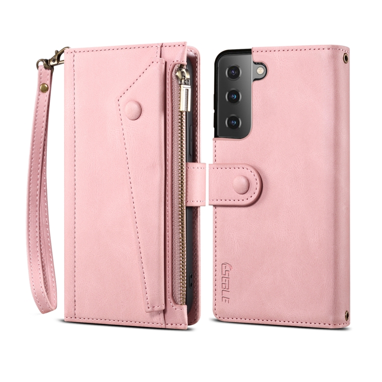 For Samsung Galaxy S22+ 5G Retro Frosted Horizontal Flip Leather Phone Case with Holder & Card Slot & Wallet & Zipper Pocket & Lanyard(Rose Gold) For Samsung Galaxy S22+ 5G Retro Frosted Horizontal Flip Leather Phone Case with Holder & Card Slot & Wallet & Zipper Pocket & Lanyard(Rose Gold)