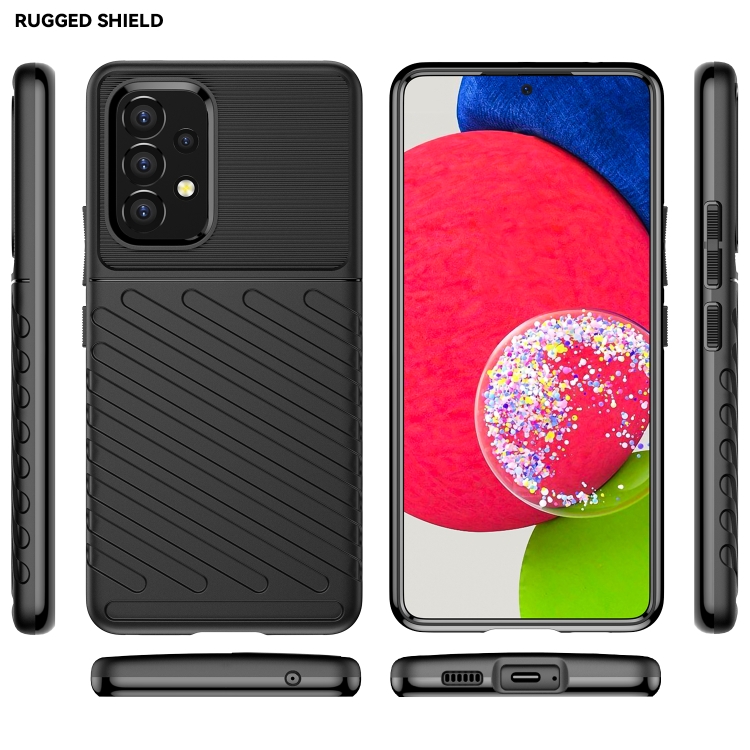 For Samsung Galaxy A53 5G Thunderbolt Shockproof TPU Soft Phone