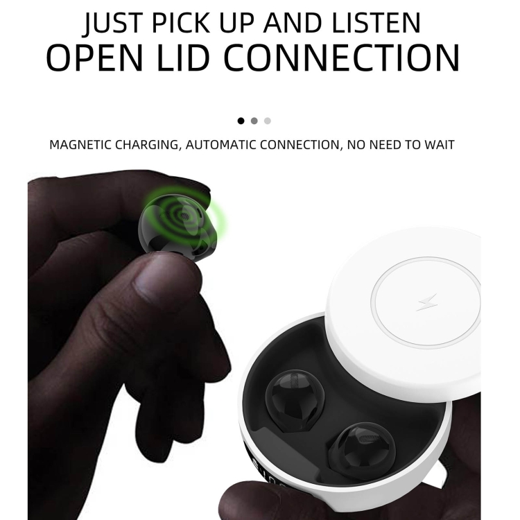 X6WS Mini Noise Reduction Digital Display TWS Wireless Bluetooth Earphone(White) X6WS Mini Noise Reduction Digital Display TWS Wireless Bluetooth Earphone(White)