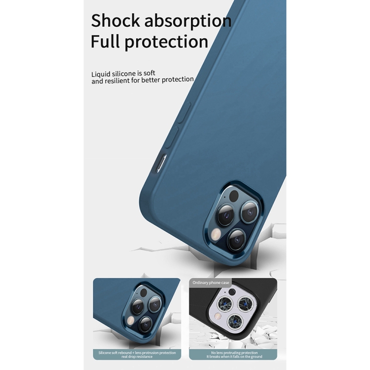 For iPhone 13 Pro Max WiWU Magsafe Magnetic Silicone Phone Case (Marigold) For iPhone 13 Pro Max WiWU Magsafe Magnetic Silicone Phone Case (Marigold)