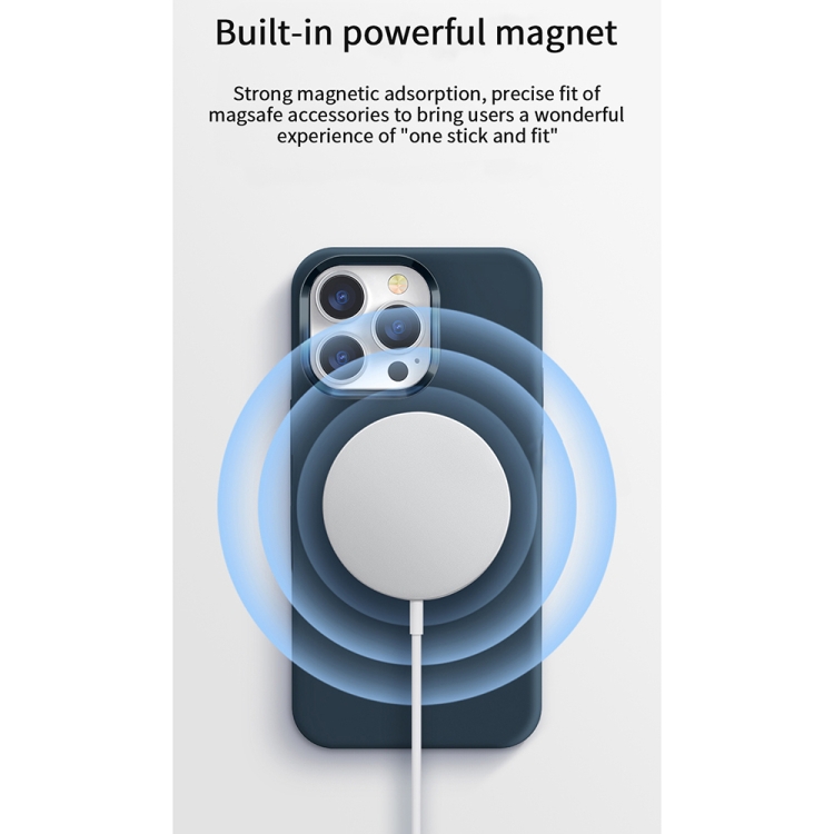 For iPhone 13 Pro Max WiWU Magsafe Magnetic Silicone Phone Case (Marigold) For iPhone 13 Pro Max WiWU Magsafe Magnetic Silicone Phone Case (Marigold)