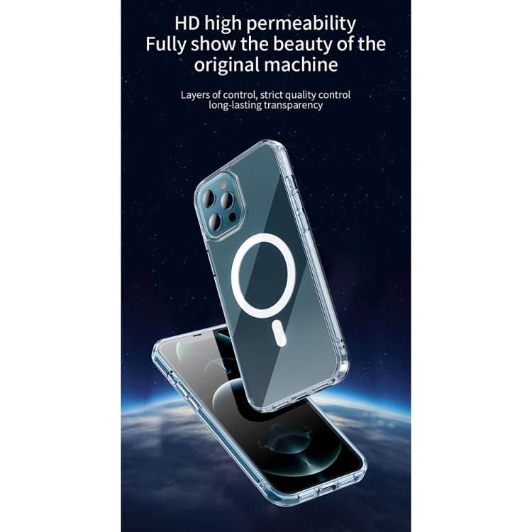 For iPhone 13 Pro Max WiWU Crystal Transparent Magsafe Magnetic Phone Case For iPhone 13 Pro Max WiWU Crystal Transparent Magsafe Magnetic Phone Case