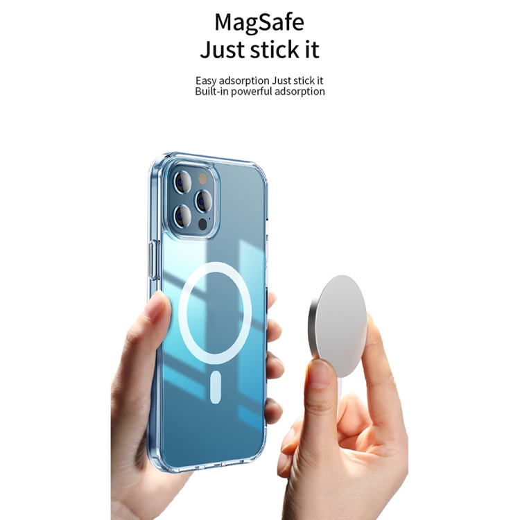 For iPhone 13 Pro Max WiWU Crystal Transparent Magsafe Magnetic Phone Case For iPhone 13 Pro Max WiWU Crystal Transparent Magsafe Magnetic Phone Case