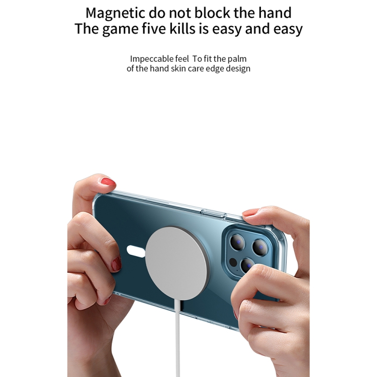 For iPhone 13 Pro Max WiWU Crystal Transparent Magsafe Magnetic Phone Case For iPhone 13 Pro Max WiWU Crystal Transparent Magsafe Magnetic Phone Case