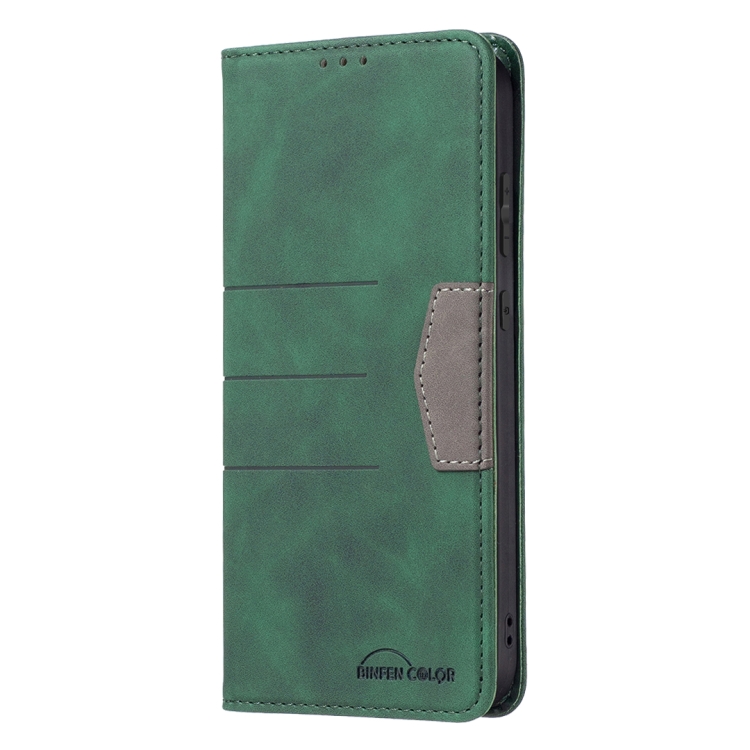 For Samsung Galaxy S20 FE Magnetic Splicing Leather Phone Case(Green) For Samsung Galaxy S20 FE Magnetic Splicing Leather Phone Case(Green)