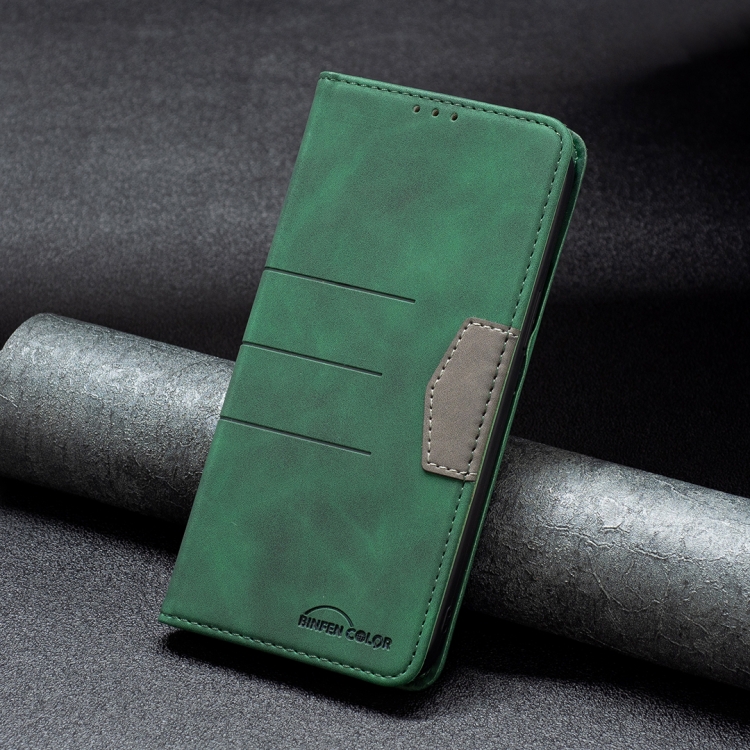 For Samsung Galaxy S20 FE Magnetic Splicing Leather Phone Case(Green) For Samsung Galaxy S20 FE Magnetic Splicing Leather Phone Case(Green)