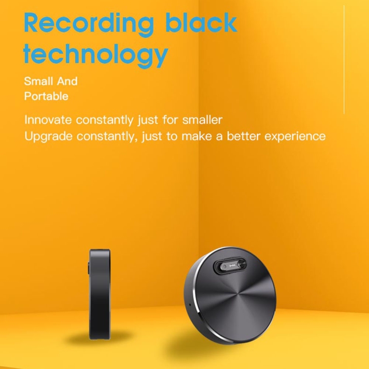 Q37 Grabador de voz de reducción de ruido inteligente HD, capacidad: 4GB (Negro) - B5