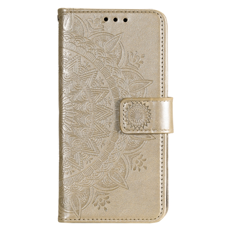 For Samsung Galaxy S22 5G Totem Flower Embossed Horizontal Flip Phone Leather Case with Holder & Card Slots & Wallet(Gold) For Samsung Galaxy S22 5G Totem Flower Embossed Horizontal Flip Phone Leather Case with Holder & Card Slots & Wallet(Gold)