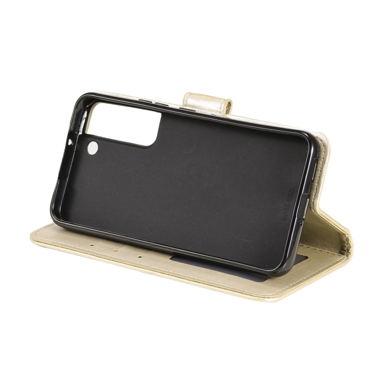 For Samsung Galaxy S22 5G Totem Flower Embossed Horizontal Flip Phone Leather Case with Holder & Card Slots & Wallet(Gold) For Samsung Galaxy S22 5G Totem Flower Embossed Horizontal Flip Phone Leather Case with Holder & Card Slots & Wallet(Gold)