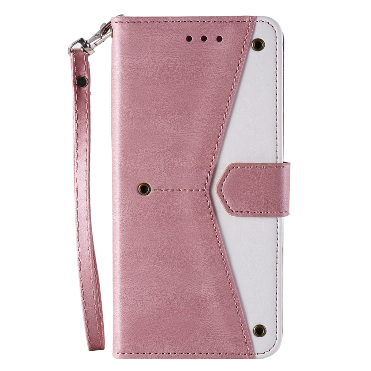 For Samsung Galaxy S22 Ultra 5G Stitching Calf Texture Horizontal Flip Phone Leather Case with Holder & Card Slots & Wallet(Rose Gold) For Samsung Galaxy S22 Ultra 5G Stitching Calf Texture Horizontal Flip Phone Leather Case with Holder & Card Slots & Wallet(Rose Gold)