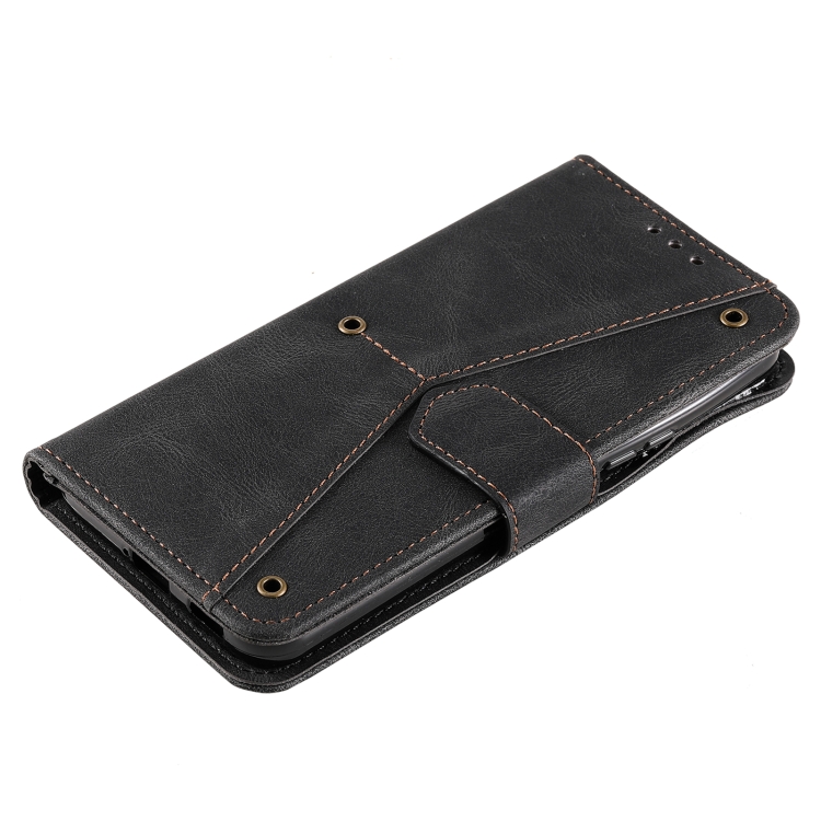 For Samsung Galaxy S22+ 5G Stitching Calf Texture Horizontal Flip Phone Leather Case with Holder & Card Slots & Wallet(Black) For Samsung Galaxy S22+ 5G Stitching Calf Texture Horizontal Flip Phone Leather Case with Holder & Card Slots & Wallet(Black)