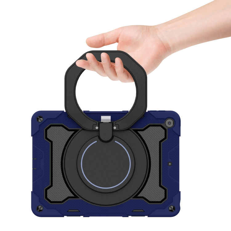 For iPad 10.2 2021 Armor Contrast Color Silicone + PC Tablet Case(Navy Blue) For iPad 10.2 2021 Armor Contrast Color Silicone + PC Tablet Case(Navy Blue)