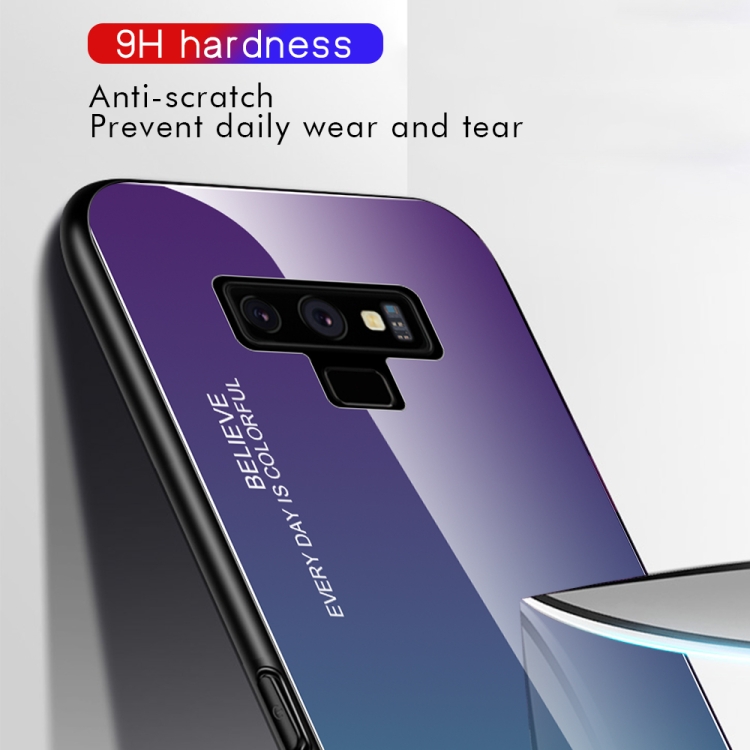 สำหรับ Galaxy Note กรณีการไล่ระดับสีไล่ระดับสี (สีน้ำเงิน)