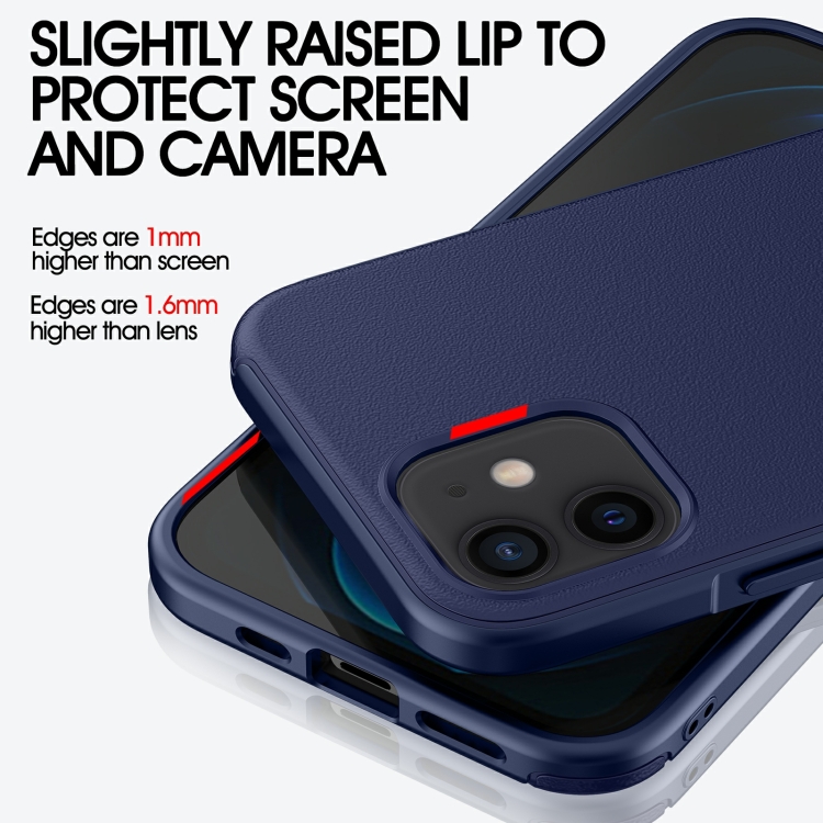 For iPhone 12 mini wlons PC + TPU Shockproof Phone Case (Grey)
