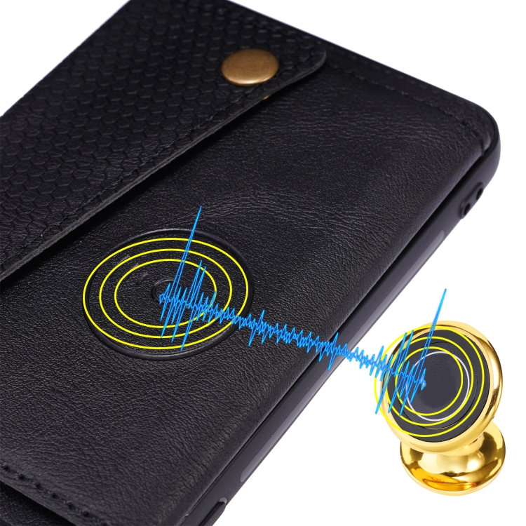 For Samsung Galaxy S22 Ultra 5G Double Buckle PU + TPU Magnetic Phone Case(Black) For Samsung Galaxy S22 Ultra 5G Double Buckle PU + TPU Magnetic Phone Case(Black)