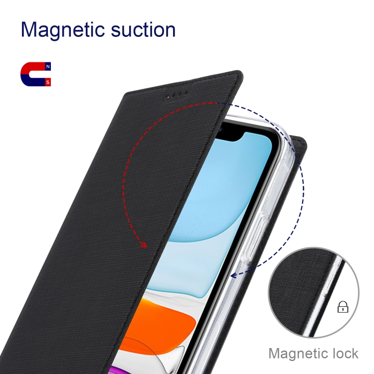 For iPhone 13 Pro Max ViLi DMX Series Shockproof Magsafe Magnetic Horizontal Flip Leather Phone Case (Black) For iPhone 13 Pro Max ViLi DMX Series Shockproof Magsafe Magnetic Horizontal Flip Leather Phone Case (Black)