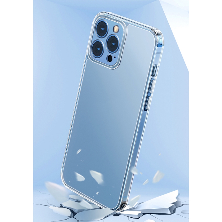For iPhone 13 mini CAFELE Crystal Clear Series HD Tempered Glass + TPU Anti-fall Phone Case For iPhone 13 mini CAFELE Crystal Clear Series HD Tempered Glass + TPU Anti-fall Phone Case