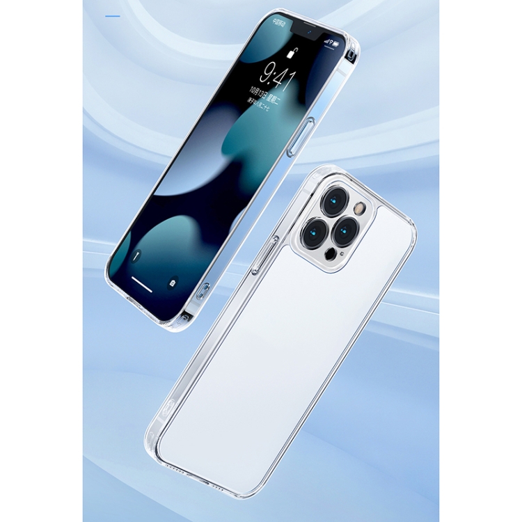For iPhone 13 mini CAFELE Crystal Clear Series Matte Tempered Glass + TPU Anti-fall Phone Case For iPhone 13 mini CAFELE Crystal Clear Series Matte Tempered Glass + TPU Anti-fall Phone Case