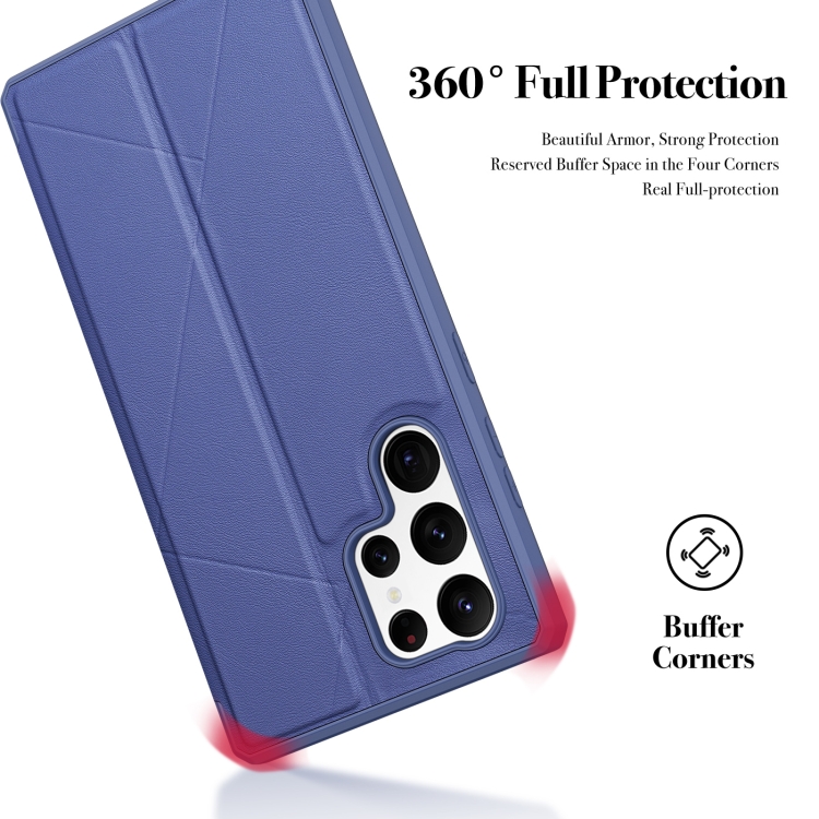 For Samsung Galaxy S22 Ultra 5G DUX DUCIS Skin X Series Horizontal Flip Leather Phone Case(Blue) For Samsung Galaxy S22 Ultra 5G DUX DUCIS Skin X Series Horizontal Flip Leather Phone Case(Blue)