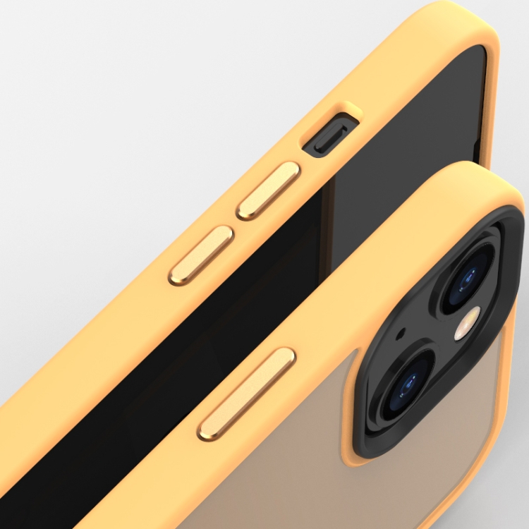 For iPhone 13 mini Translucent Frosted Shockproof Phone Case (Brass) For iPhone 13 mini Translucent Frosted Shockproof Phone Case (Brass)