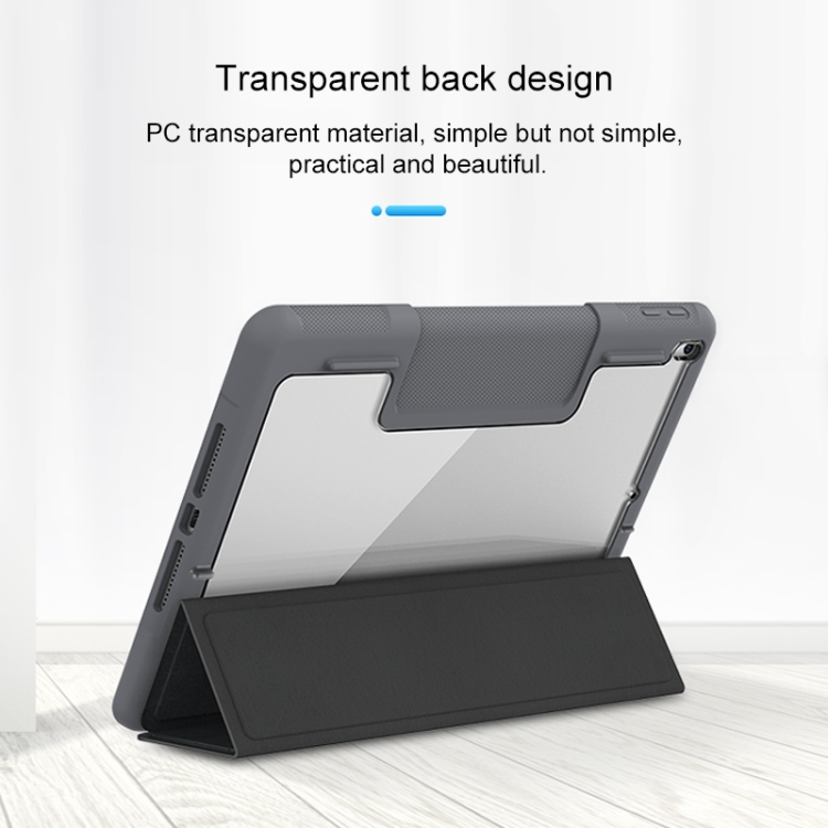 For iPad Pro 10.5 Mutural Horizontal Flip PC + TPU + PU Leather Case with Holder & Pen Slot(Blue) For iPad Pro 10.5 Mutural Horizontal Flip PC + TPU + PU Leather Case with Holder & Pen Slot(Blue)