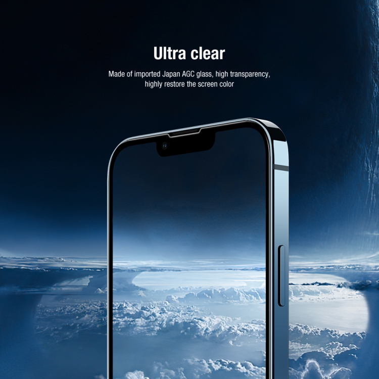 For iPhone 13 mini NILLKIN 2 in 1 HD Full Screen Tempered Glass Film + Camera Protector Set