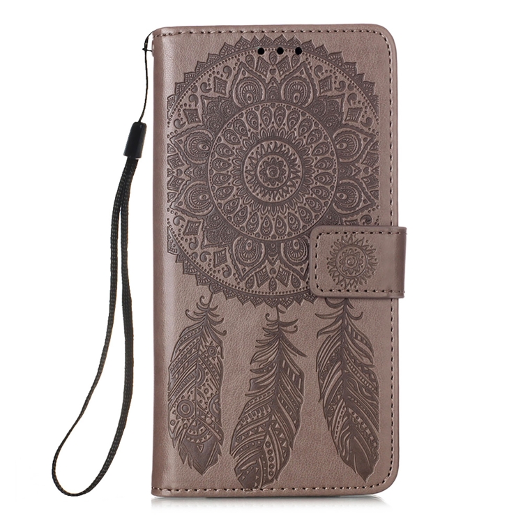 For Samsung Galaxy S22 5G Dream Catcher Printing Horizontal Flip Leather Phone Case(Grey) For Samsung Galaxy S22 5G Dream Catcher Printing Horizontal Flip Leather Phone Case(Grey)