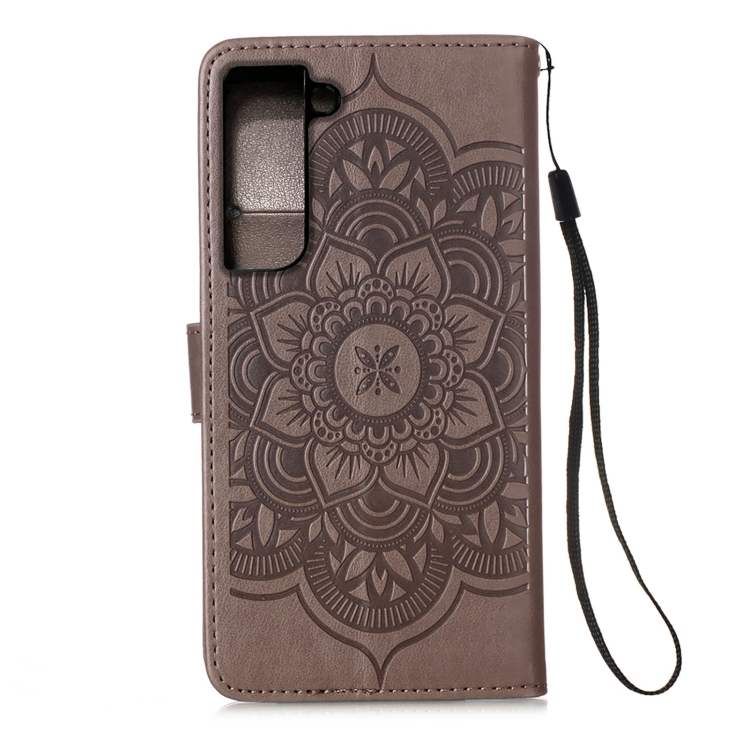 For Samsung Galaxy S22 5G Dream Catcher Printing Horizontal Flip Leather Phone Case(Grey) For Samsung Galaxy S22 5G Dream Catcher Printing Horizontal Flip Leather Phone Case(Grey)