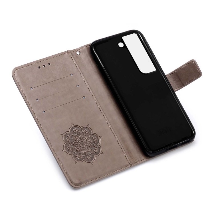 For Samsung Galaxy S22 5G Dream Catcher Printing Horizontal Flip Leather Phone Case(Grey) For Samsung Galaxy S22 5G Dream Catcher Printing Horizontal Flip Leather Phone Case(Grey)