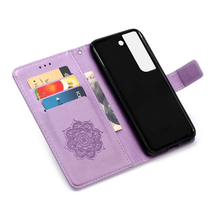 For Samsung Galaxy S22+ 5G Dream Catcher Printing Horizontal Flip Leather Phone Case(Purple) For Samsung Galaxy S22+ 5G Dream Catcher Printing Horizontal Flip Leather Phone Case(Purple)