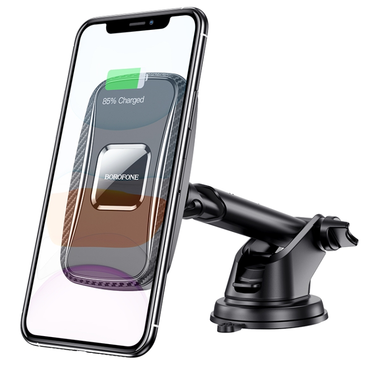Borofone BH35 Car Magnetic Wireless Charging Holder(Black) Borofone BH35 Car Magnetic Wireless Charging Holder(Black)