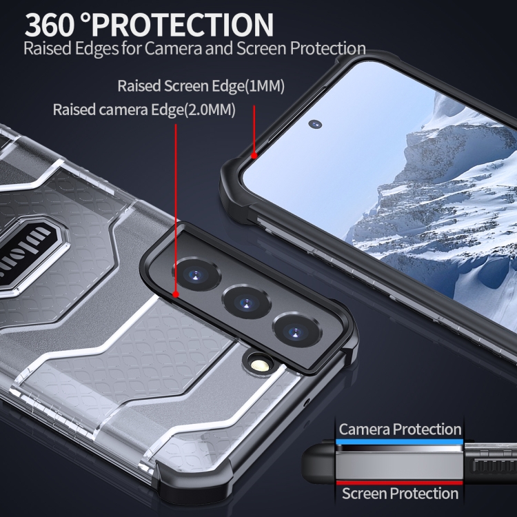 For Samsung Galaxy S22 5G wlons Explorer Series PC+TPU Phone Case(Army Green) For Samsung Galaxy S22 5G wlons Explorer Series PC+TPU Phone Case(Army Green)