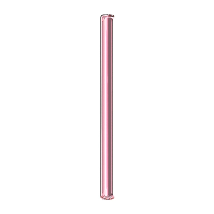 For Samsung Galaxy S22 Ultra 5G Shockproof Terminator Style Transparent Protective Phone Case(Pink)