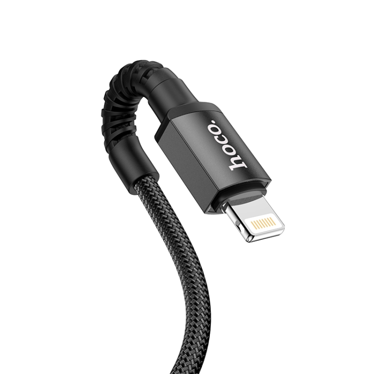 hoco X71 Especial PD 20W 3A USB-C / Type-C to 8 Pin Charging Data Cable for iPhone, iPad(Black) hoco X71 Especial PD 20W 3A USB-C / Type-C to 8 Pin Charging Data Cable for iPhone, iPad(Black)