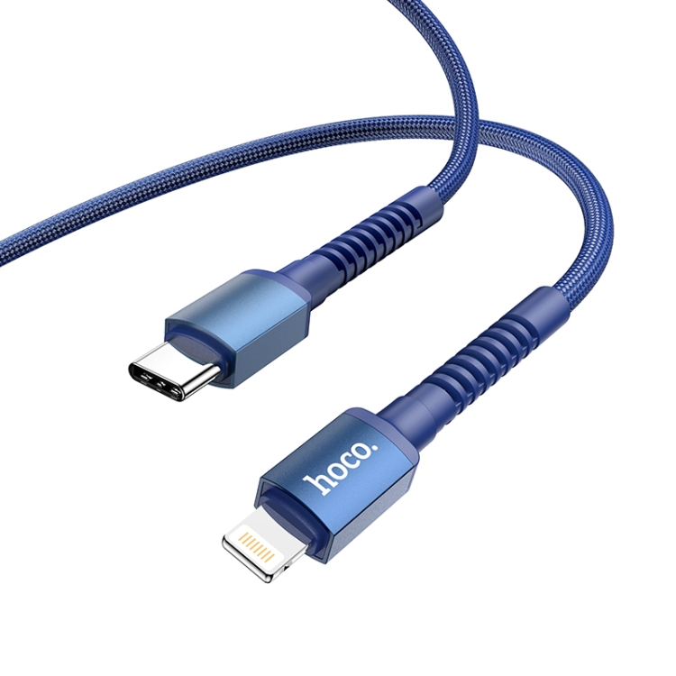 hoco X71 Especial PD 20W 3A USB-C / Type-C to 8 Pin Charging Data Cable for iPhone, iPad(Black) hoco X71 Especial PD 20W 3A USB-C / Type-C to 8 Pin Charging Data Cable for iPhone, iPad(Black)
