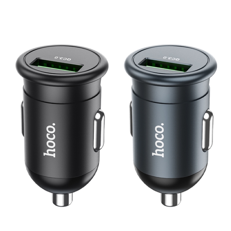 hoco Z43 Mighty Single Port USB QC3.0 18W Car Charger(Tarnish) hoco Z43 Mighty Single Port USB QC3.0 18W Car Charger(Tarnish)