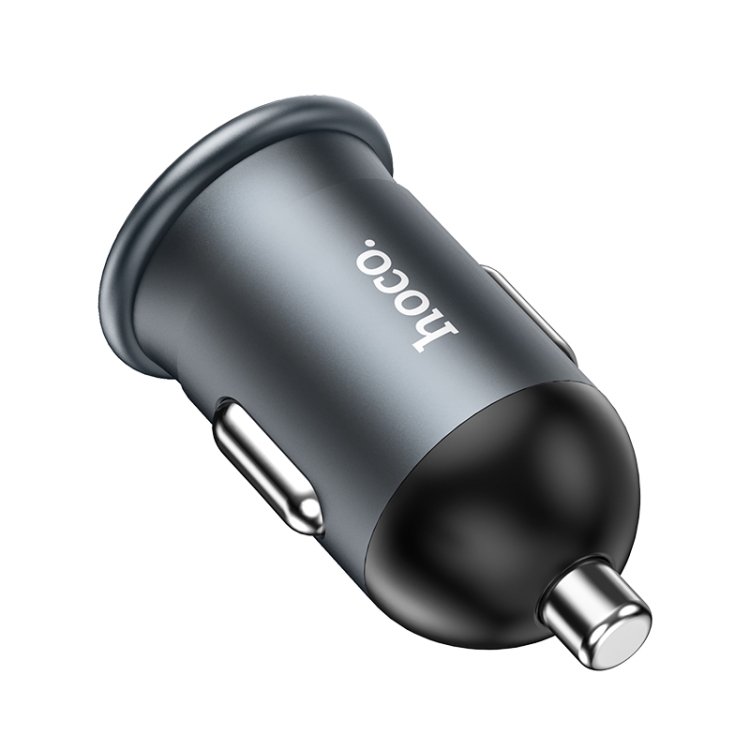 hoco Z43 Mighty Single Port USB QC3.0 18W Car Charger(Tarnish) hoco Z43 Mighty Single Port USB QC3.0 18W Car Charger(Tarnish)