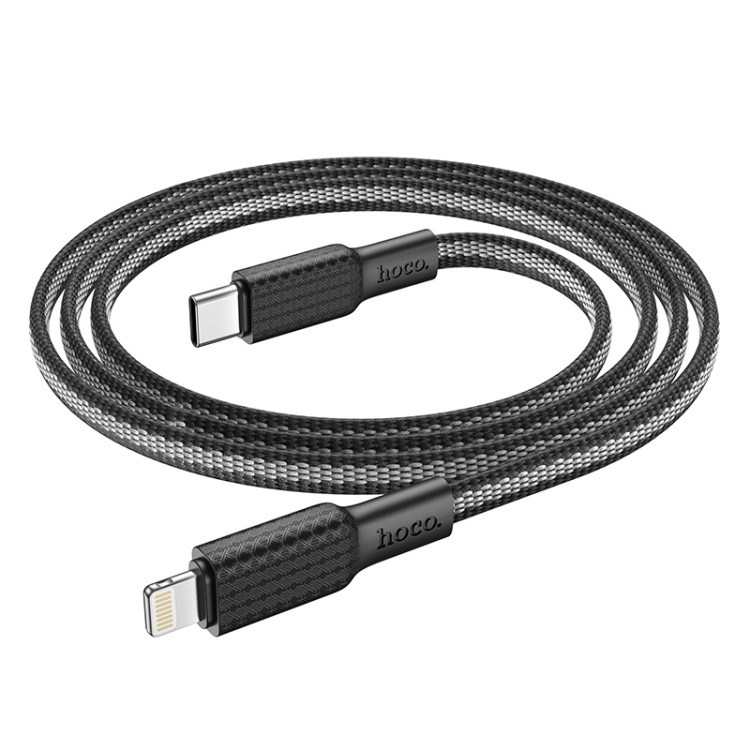 hoco X69 8 Pin Jaeger PD Charging Data Cable, Length: 1m(Black Red) hoco X69 8 Pin Jaeger PD Charging Data Cable, Length: 1m(Black Red)