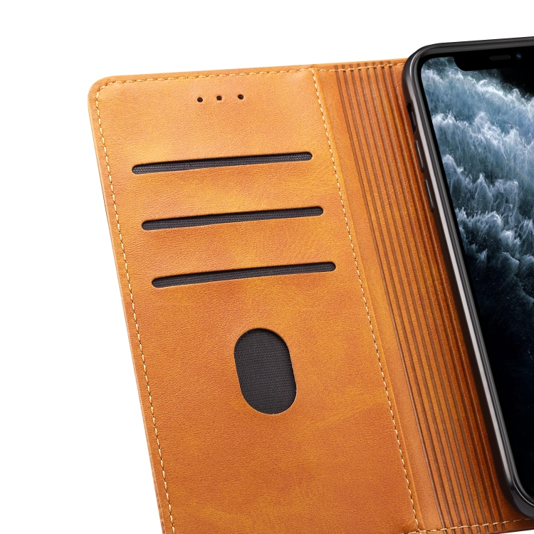 For iPhone 11 GUSSIM Magnetic Horizontal Flip Leather Case with Holder & Card Slots & & Wallet(Brown) For iPhone 11 GUSSIM Magnetic Horizontal Flip Leather Case with Holder & Card Slots & & Wallet(Brown)