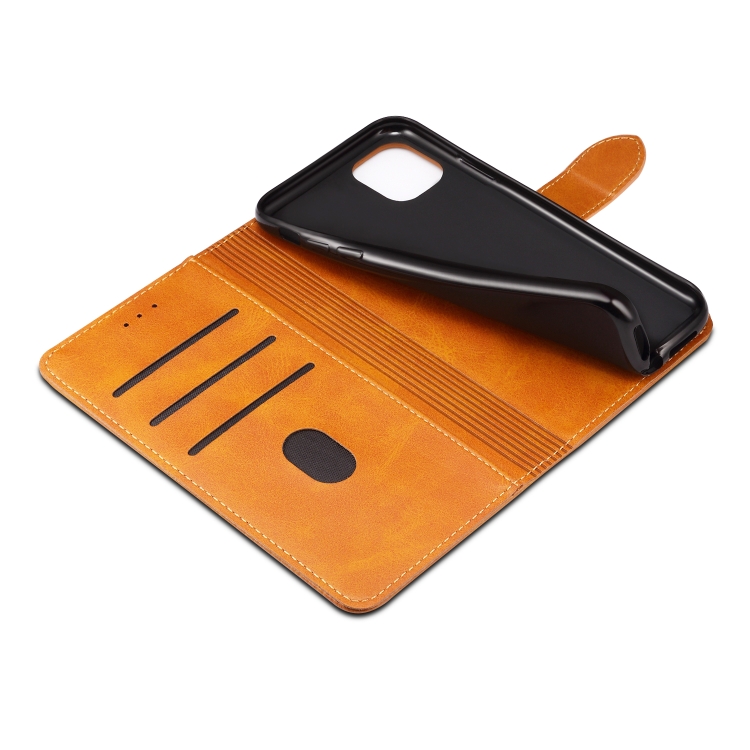 For iPhone 11 GUSSIM Magnetic Horizontal Flip Leather Case with Holder & Card Slots & & Wallet(Brown) For iPhone 11 GUSSIM Magnetic Horizontal Flip Leather Case with Holder & Card Slots & & Wallet(Brown)