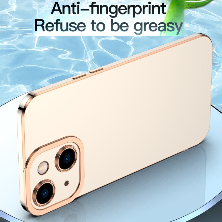 For iPhone 13 Pro Max 6D Electroplated TPU Phone Case (Blue) For iPhone 13 Pro Max 6D Electroplated TPU Phone Case (Blue)