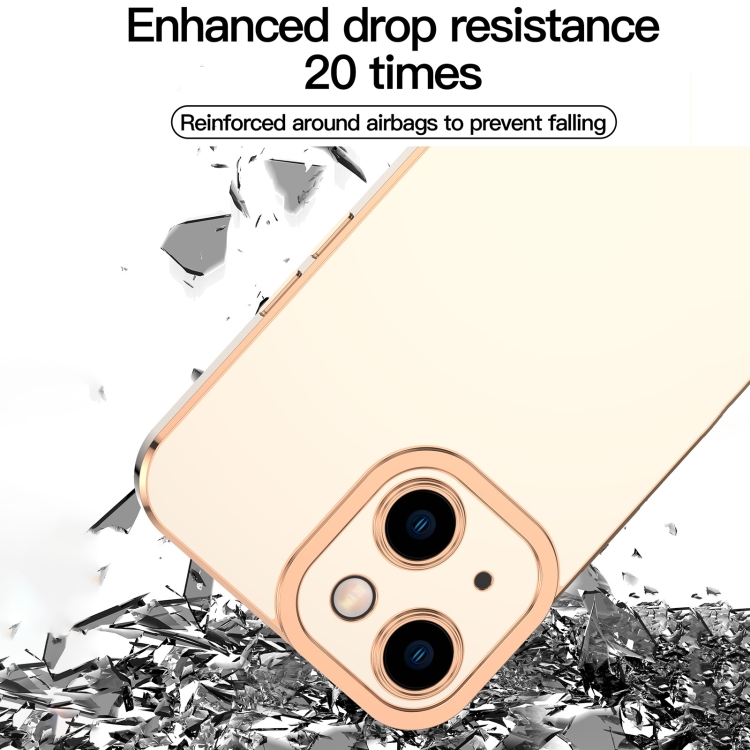 For iPhone 13 Pro Max 6D Electroplated TPU Phone Case (Blue) For iPhone 13 Pro Max 6D Electroplated TPU Phone Case (Blue)