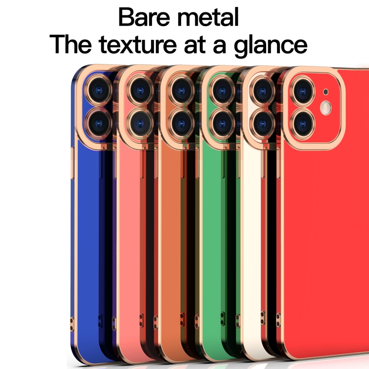 For iPhone 11 Pro 6D Electroplated TPU Phone Case (Blue) For iPhone 11 Pro 6D Electroplated TPU Phone Case (Blue)