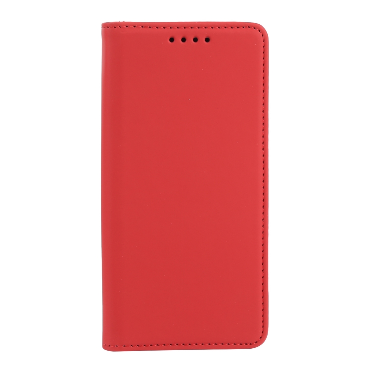 For Samsung Galaxy S22 5G Strong Magnetism Liquid Feel Horizontal Flip Leather Phone Case(Red)