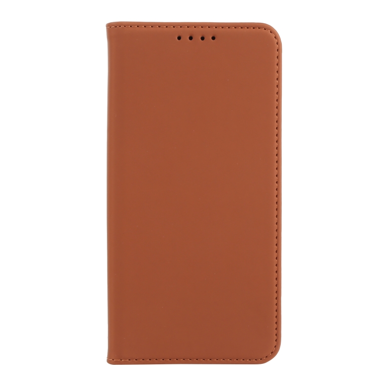 For Samsung Galaxy S22+ 5G Strong Magnetism Liquid Feel Horizontal Flip Leather Phone Case(Brown) For Samsung Galaxy S22+ 5G Strong Magnetism Liquid Feel Horizontal Flip Leather Phone Case(Brown)
