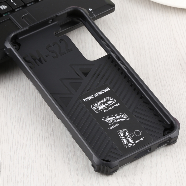 For Samsung Galaxy S22 5G Camouflage Armor Kickstand TPU + PC Magnetic Phone Case(Mint Green) For Samsung Galaxy S22 5G Camouflage Armor Kickstand TPU + PC Magnetic Phone Case(Mint Green)